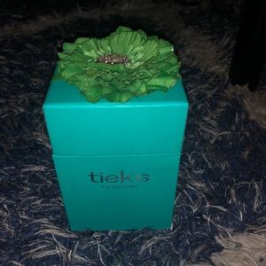 Tieks box with Green Flower